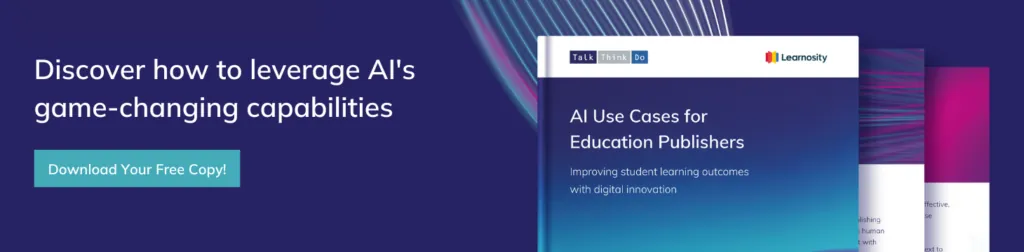 Download the free AI for education publishers ebook