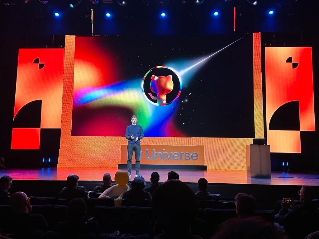 GitHub Universe 2022 main stage