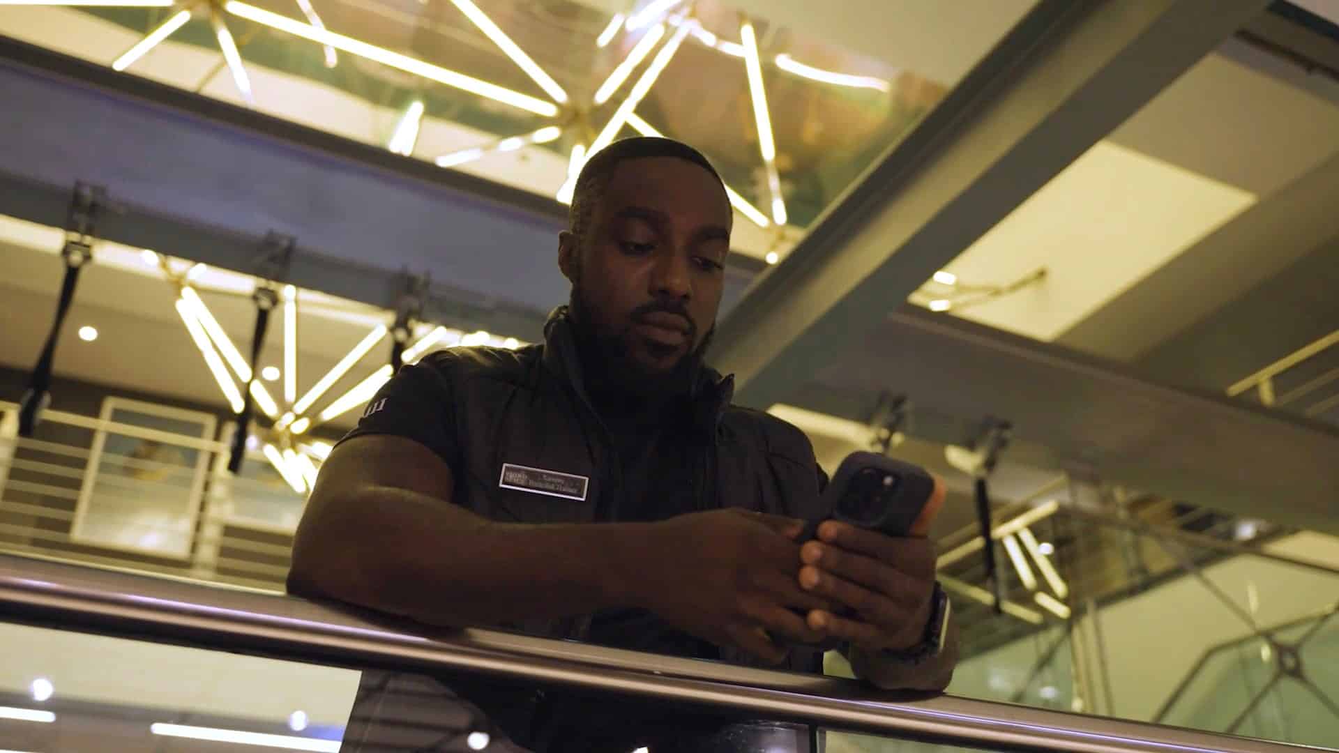 A Third Space instructor using the Instructor App