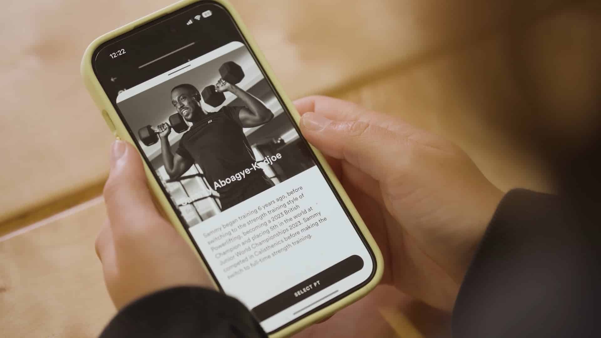 The Third Space Member App on iPhone